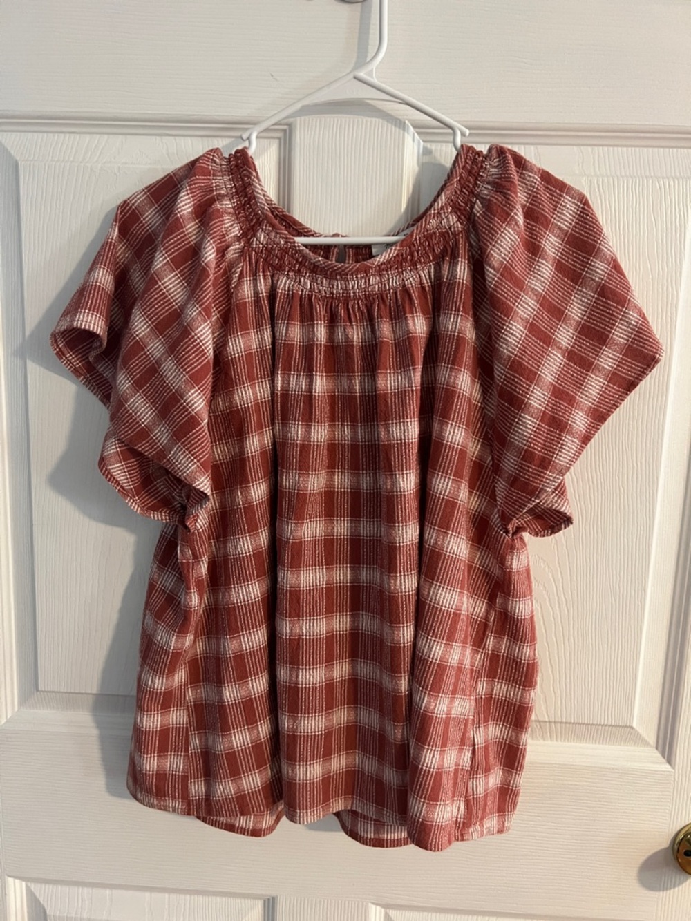 Madewell, comfortable short sleeve blouse